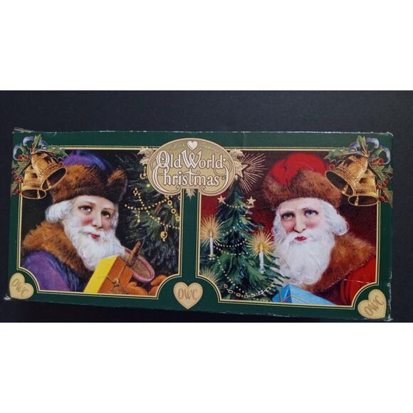 Old World Christmas OWC Bluebirds Nest Holly Christmas Ornament Clip-on - Picture 9 of 10